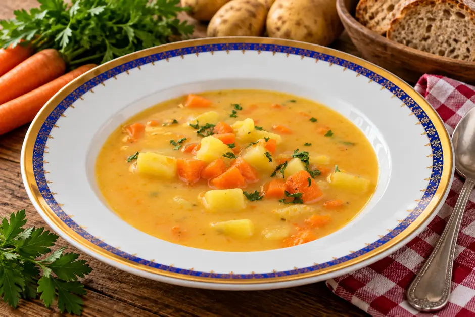 Kartoffel-Karotten-Suppe