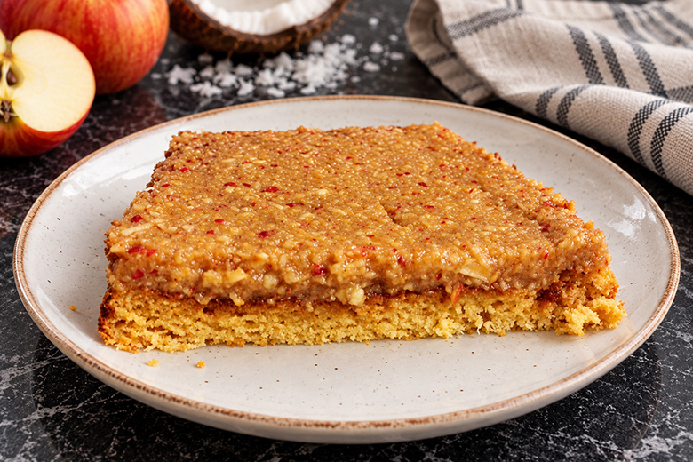 Paleo Apfel-Kokos Schnitte