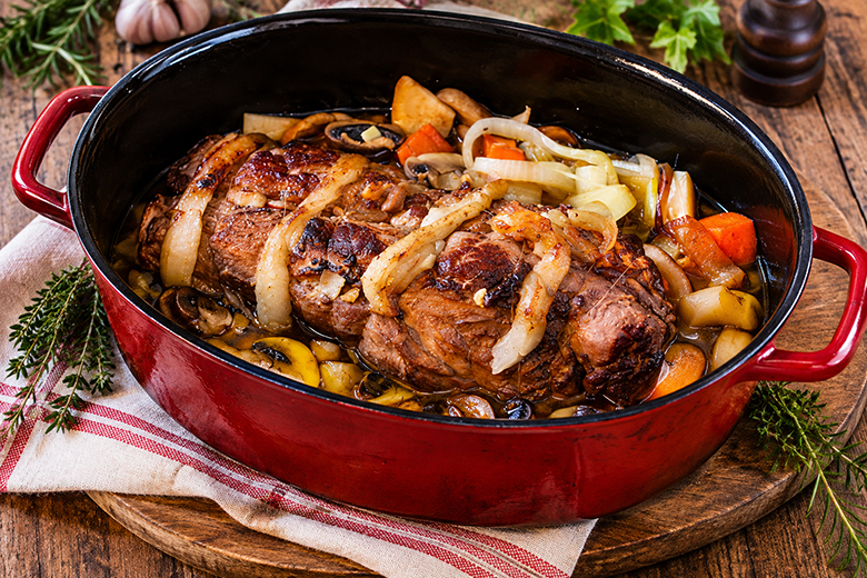 Wildschweinbraten