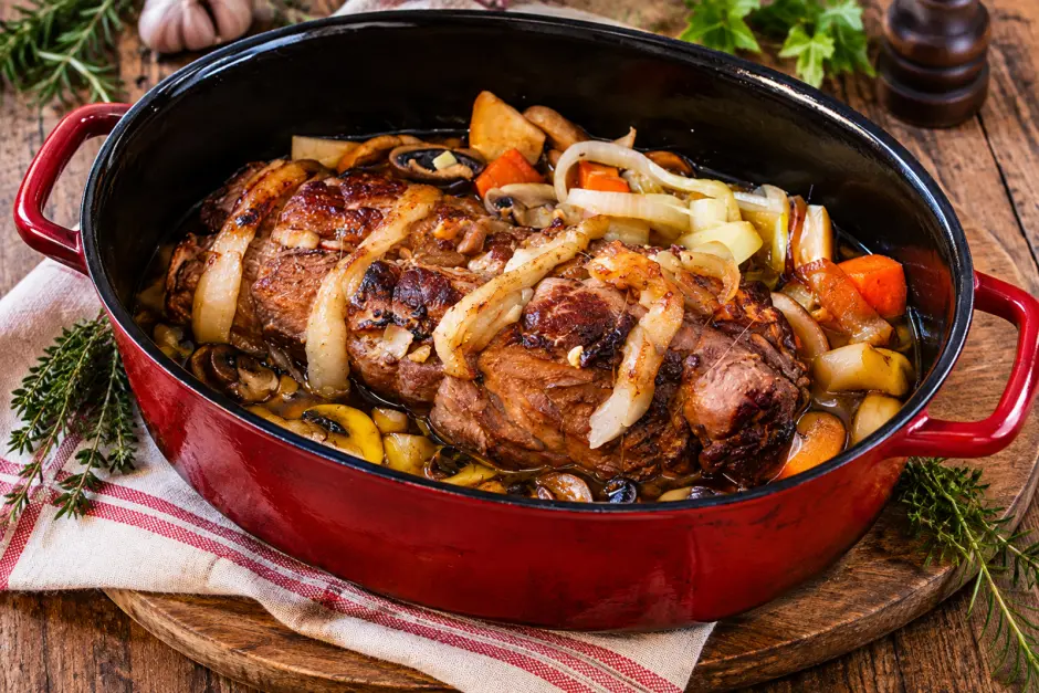 Wildschweinbraten