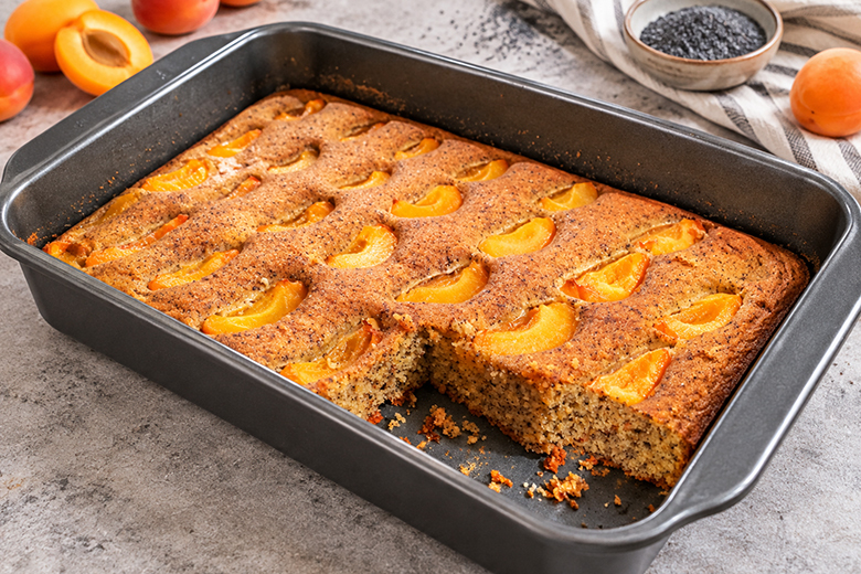 Paleo Marillenkuchen mit Mohn