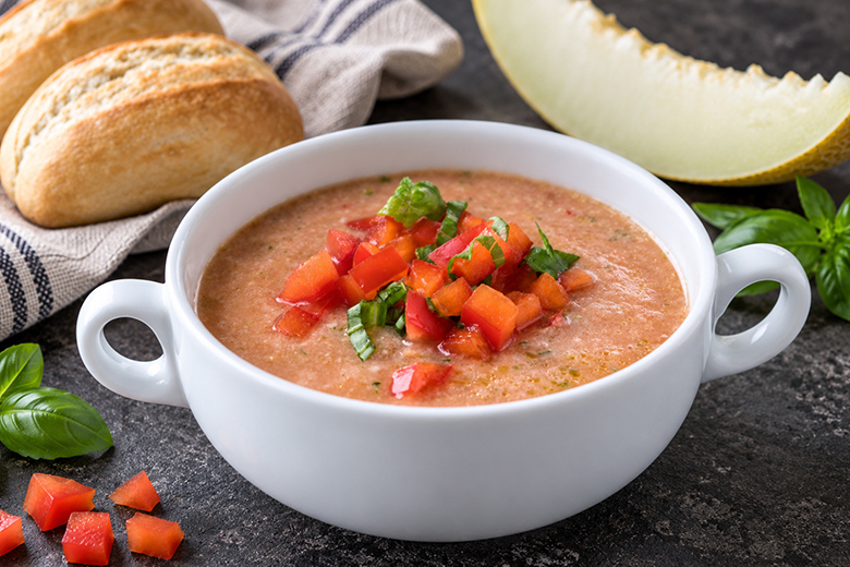 Melonen-Gazpacho