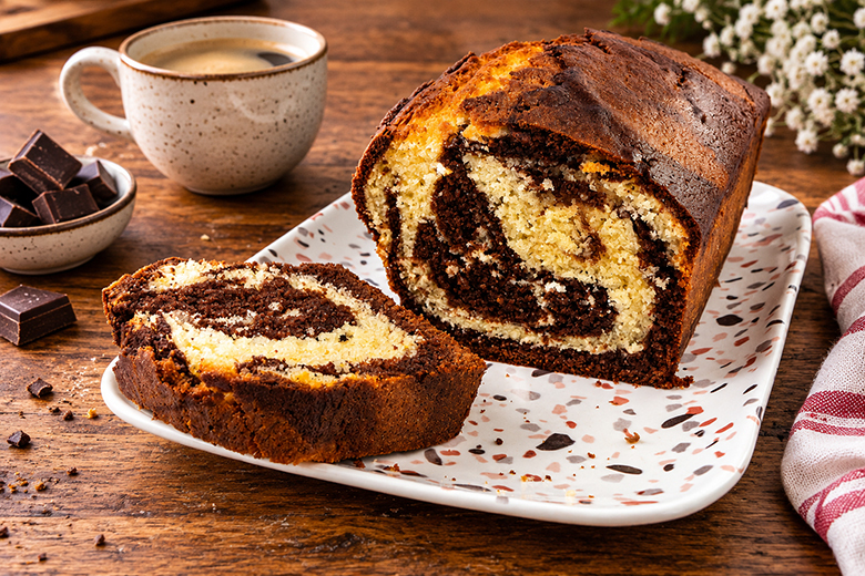 Saftiger Marmorkuchen