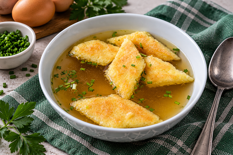Herzhafte Schöberlsuppe