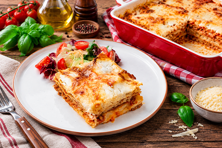 Lasagne ohne Bechamelsoße