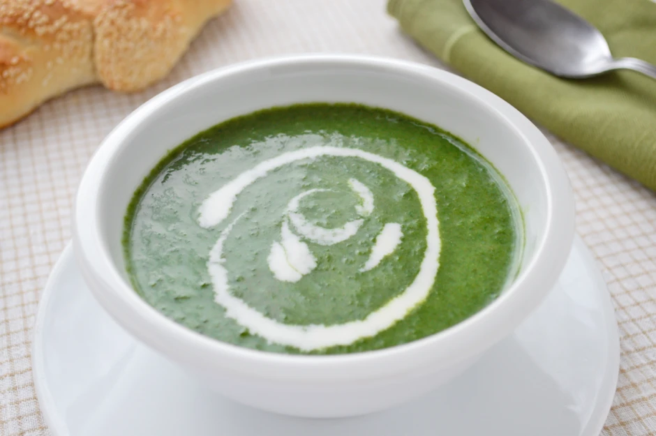 Spinatsuppe