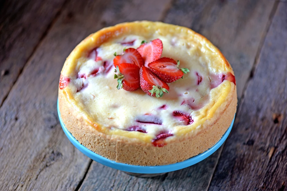 Erdbeer-K&auml;sekuchen