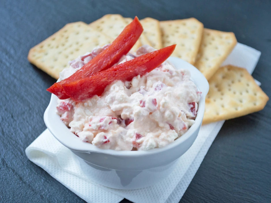 Paprika-Feta-Aufstrich