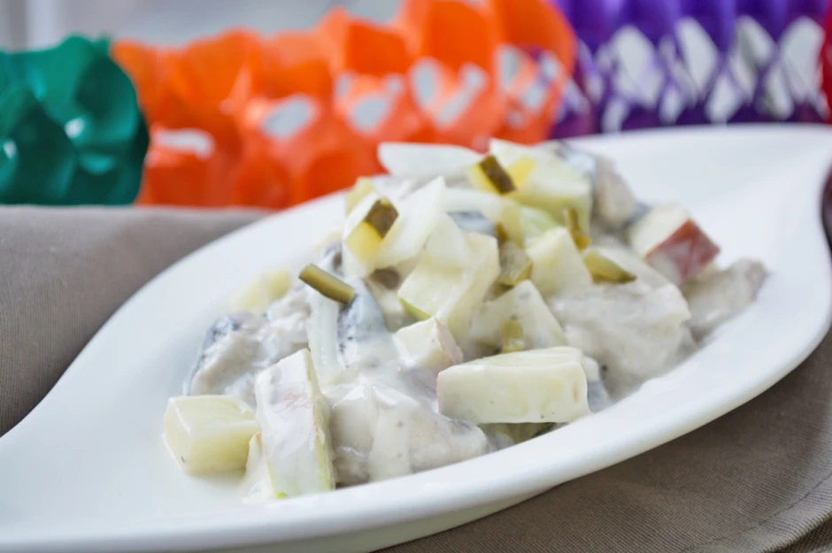 Hering-Senf-Salat