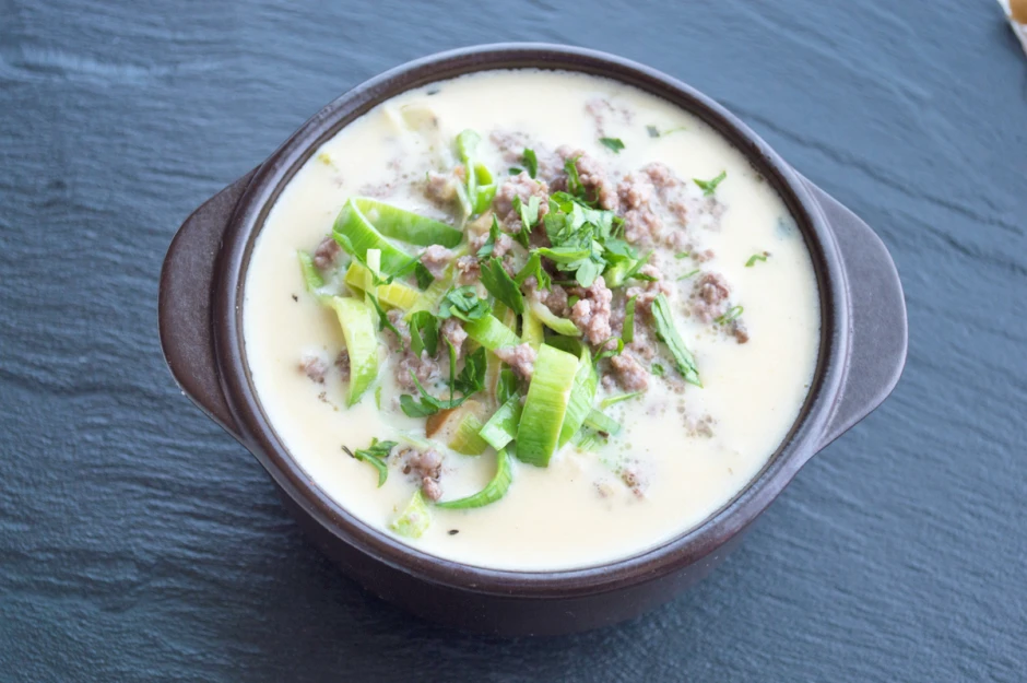 Lauch-K&auml;se-Suppe