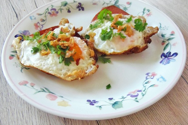 Gebackener Leberkäse