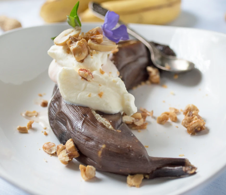 Gegrillte Banane