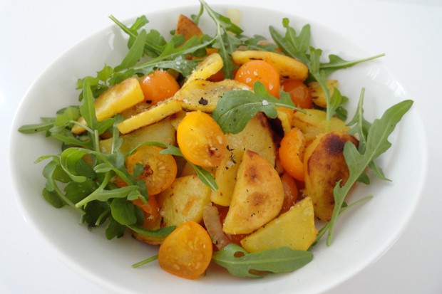 Rucola-Kartoffelpfanne