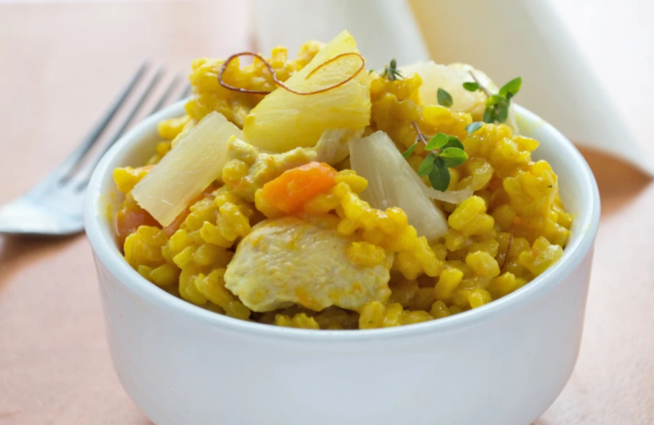 Hühnerrisotto