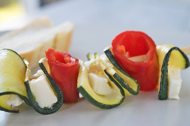 Zucchini - Schafkäse - Röllchen
