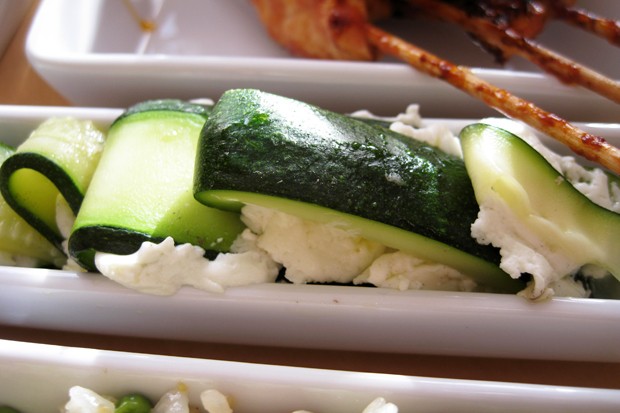 Zucchini - Schafkäse - Röllchen