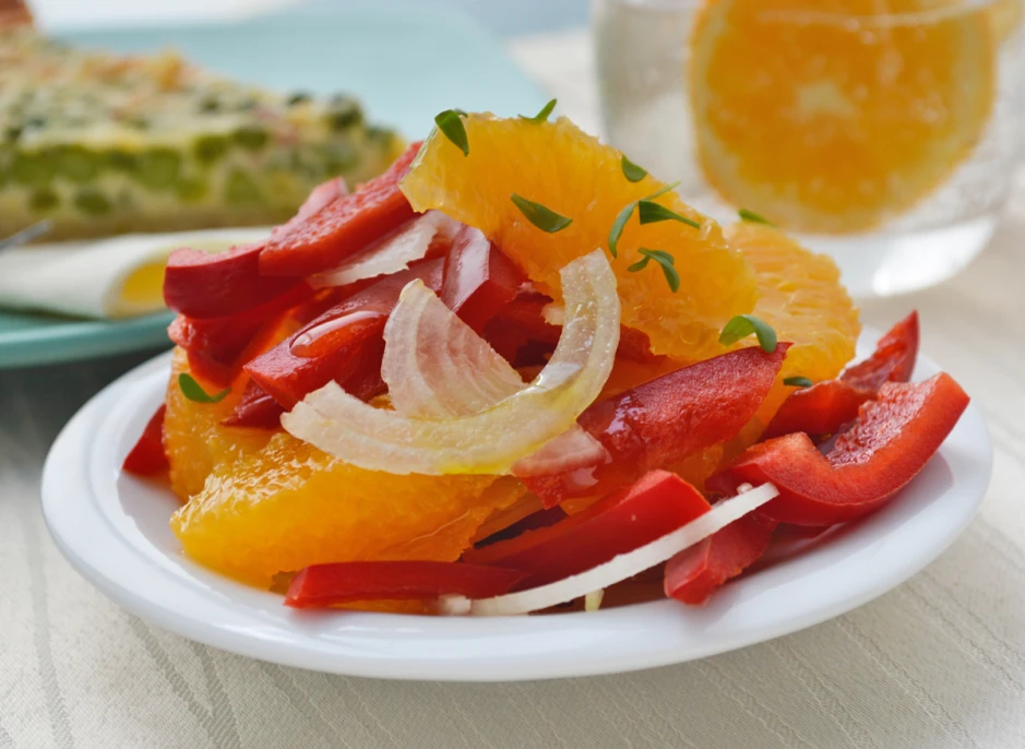 Orangen-Paprika-Salat