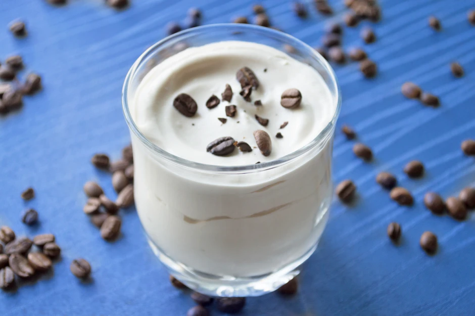 Mousse von Moccabohnen