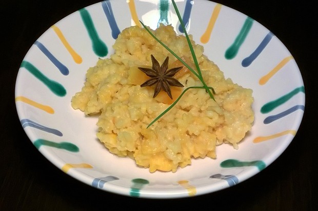 Feines Kürbisrisotto
