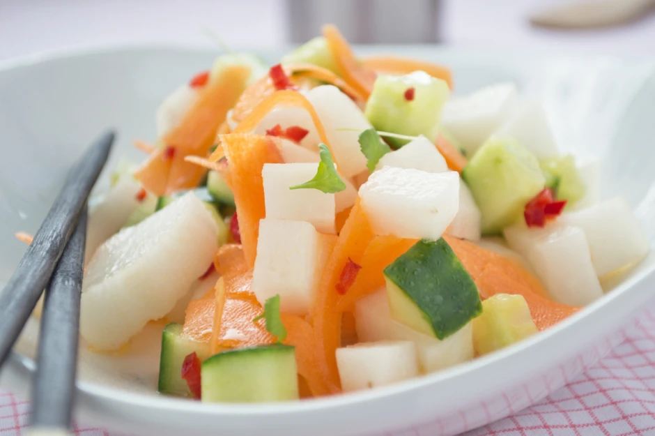 Rettich-Gurken Salat japanisch