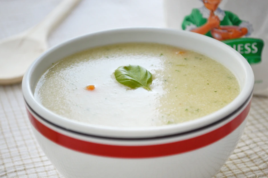 Ger&ouml;stete Grie&szlig;suppe