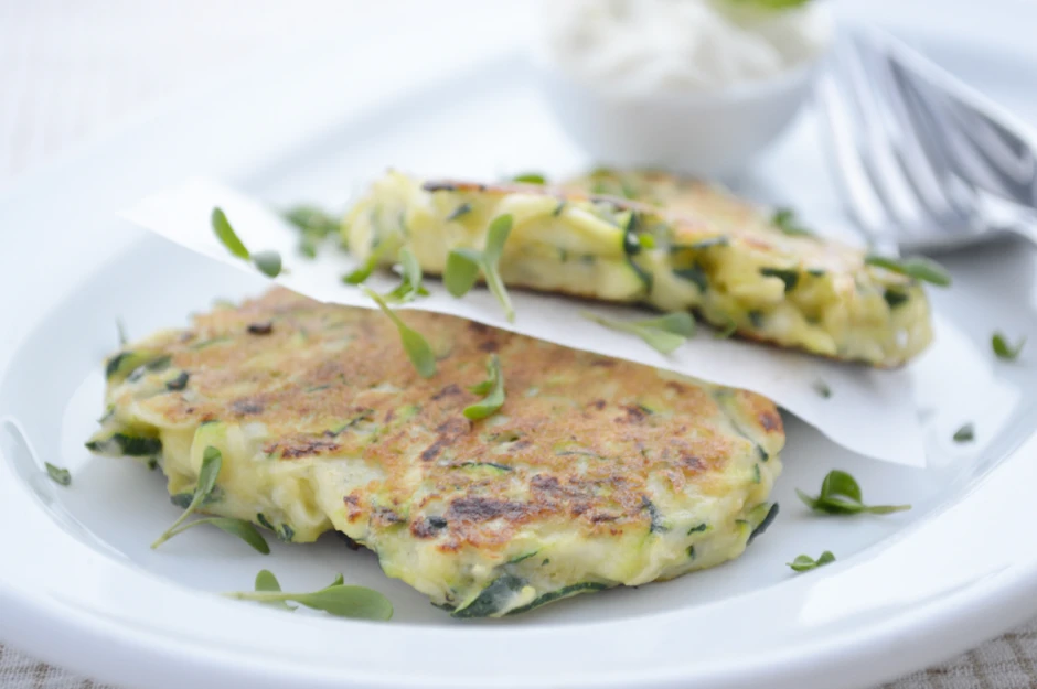 Feinste Zucchinipuffer