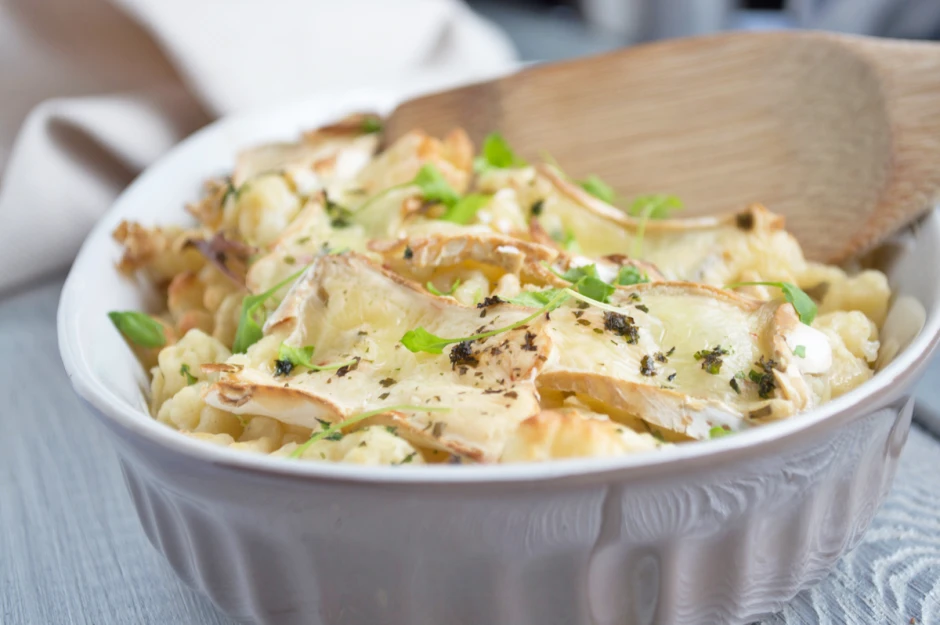 Petersilie-Camembert-Sp&auml;tzle