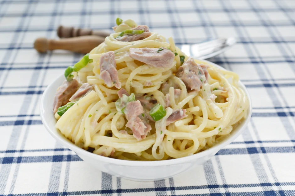 Schnelle Thunfischspaghetti