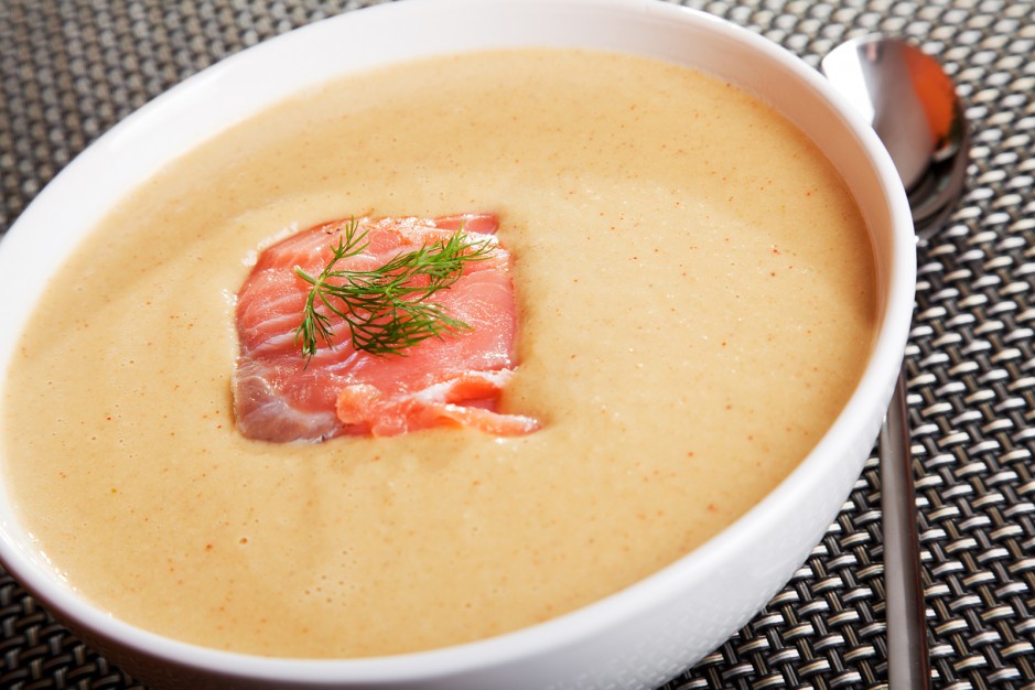 Lachscremesuppe