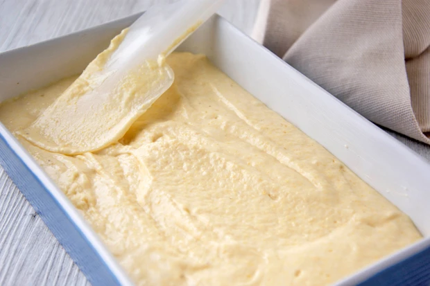 Polentakuchen mit Topfen