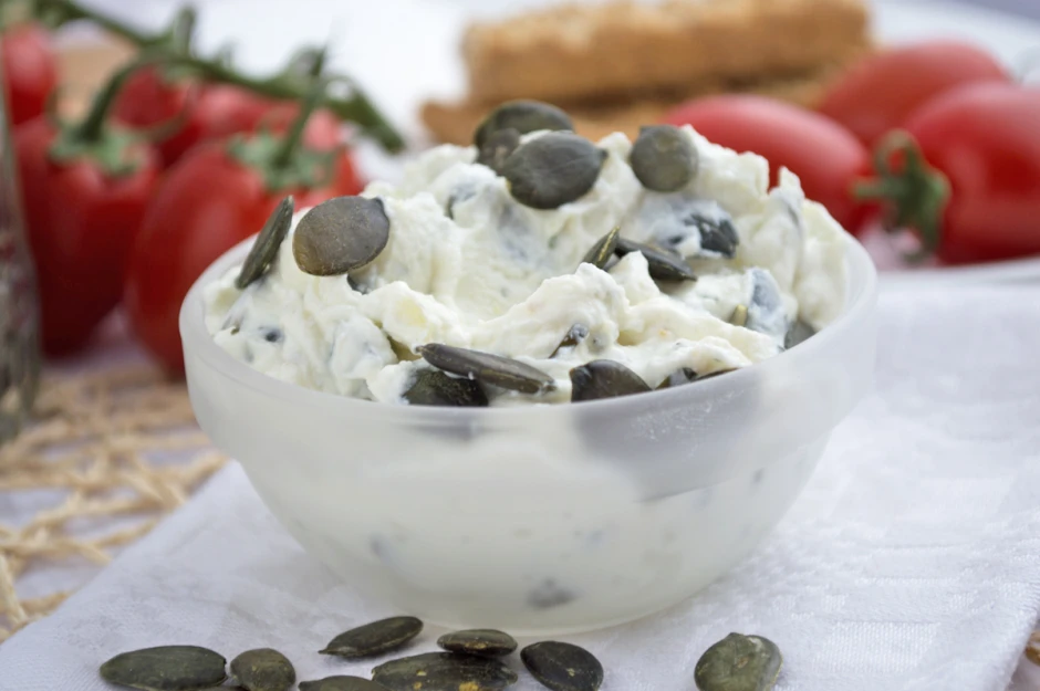 Vegetarischer K&uuml;rbiskernaufstrich