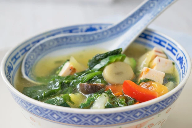 Vegane China-Suppe