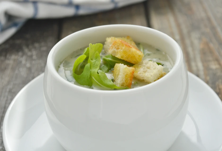 Cremesuppe vom Rucola