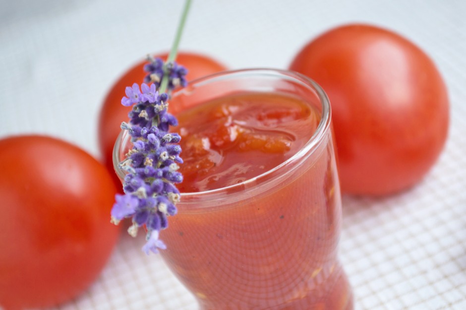 Tomaten-Lavendel-Marmelade