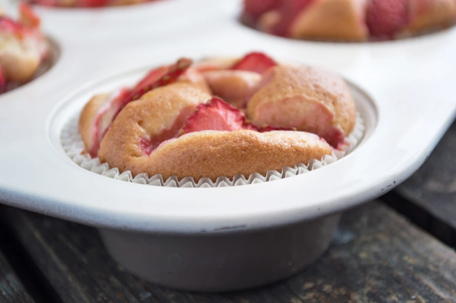Erdbeer-Muffins
