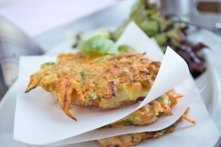 Karotten-Zucchini-Puffer
