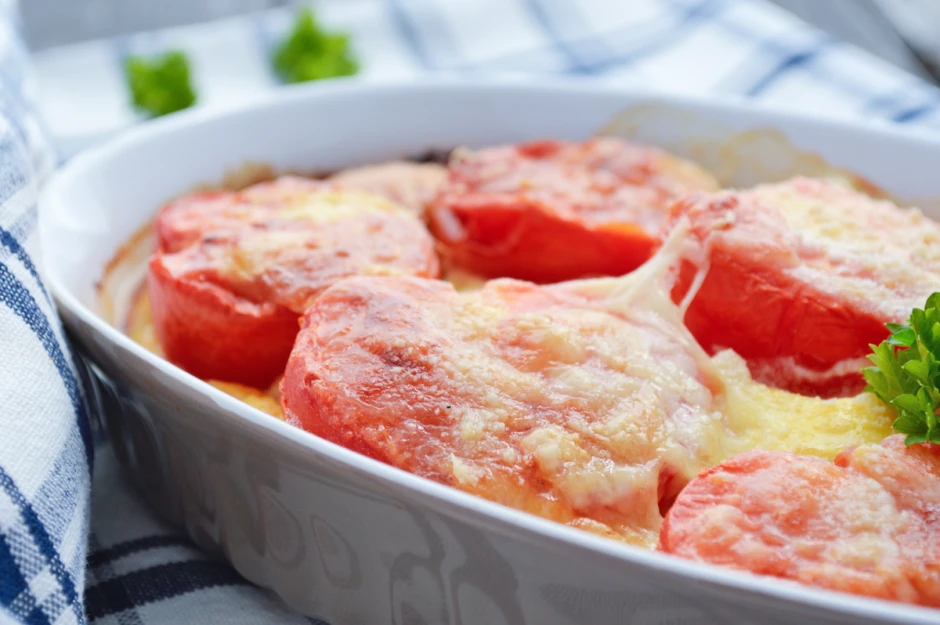 Überbackene Tomaten