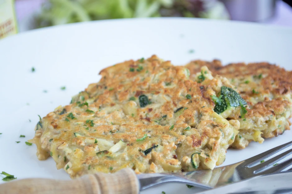 Zucchini-Ricotta-Puffer