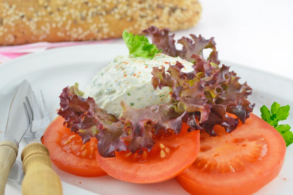 Kr&auml;uter Tomatenscheiben