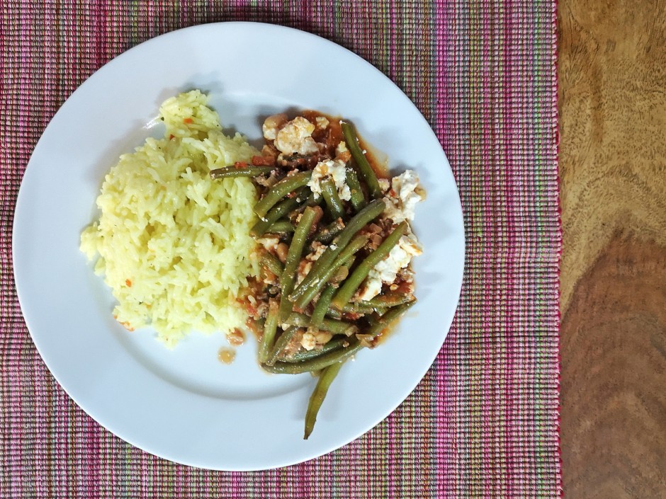 Bohnen-Feta-Auflauf