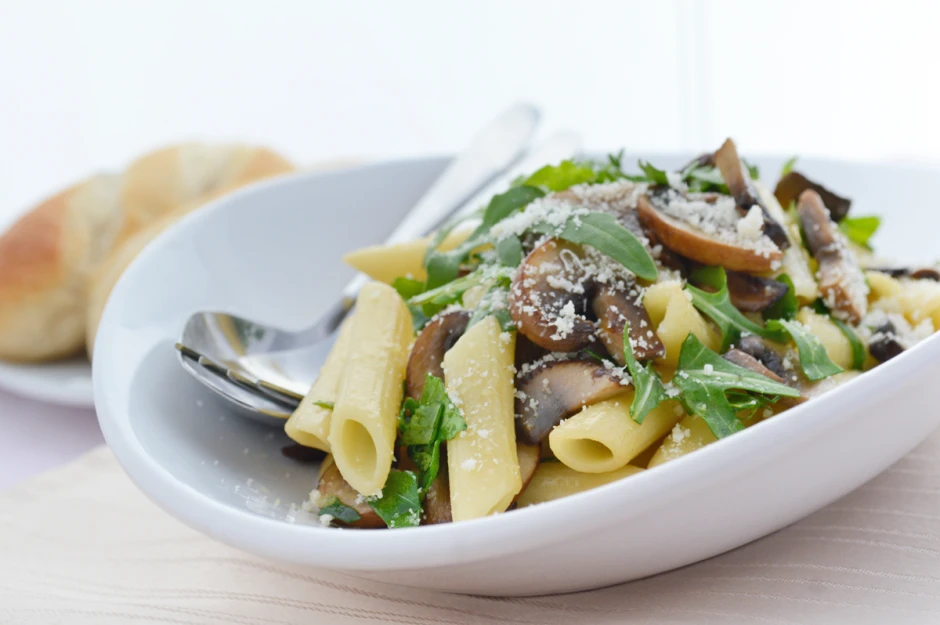 Pilze-Rucola Penne