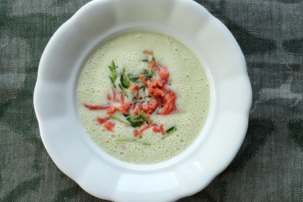 Kartoffelsuppe mit R&auml;ucherlachs