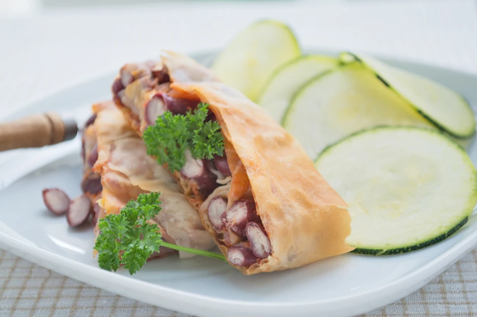 Veganer Bohnen-Strudel