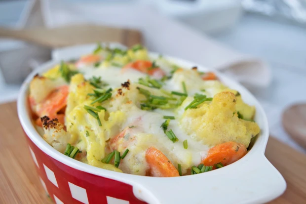 Karfiol-Kartoffelgratin