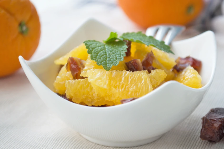 Orangen-Dattel-Salat
