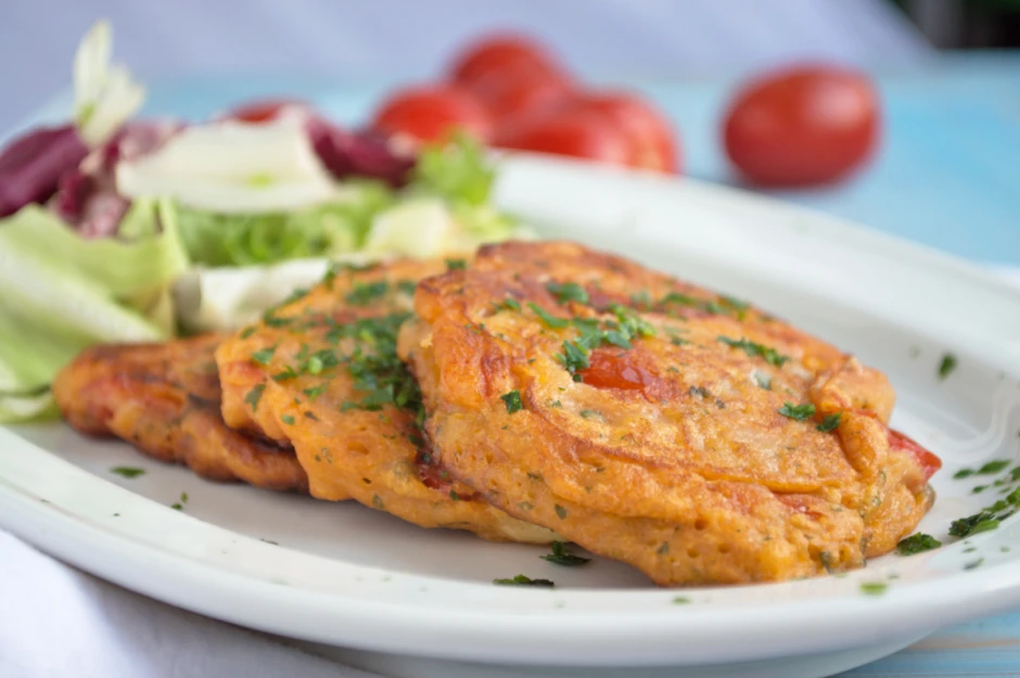 Santoriner Tomatenpuffer