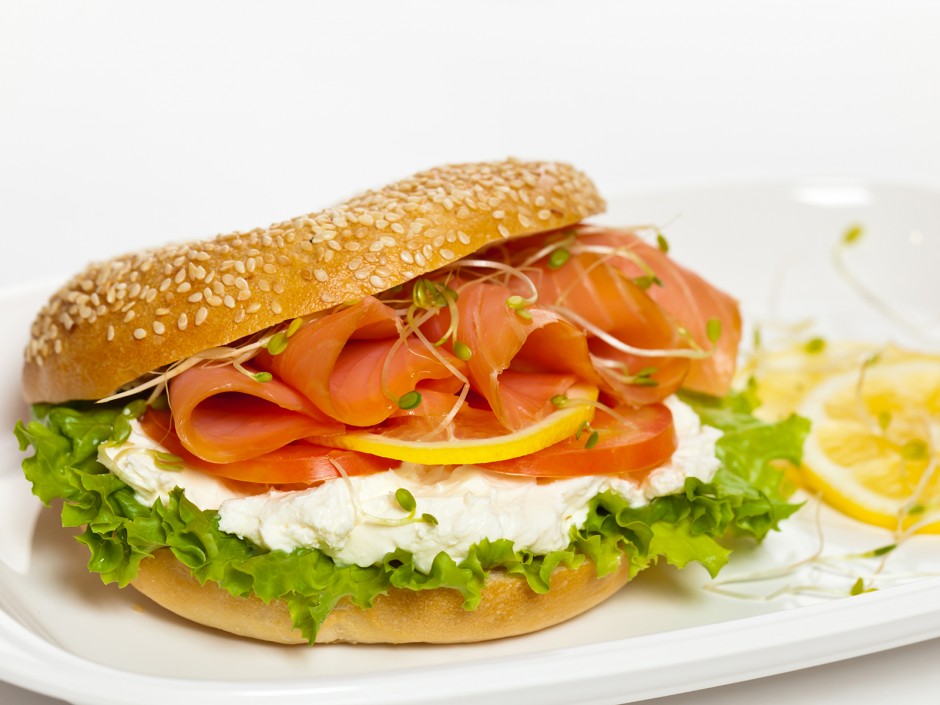 Lachsbrötchen