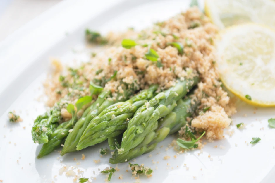 Knuspriger Spargel