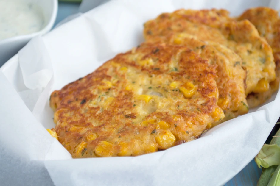 Mais-Käse-Bratlinge