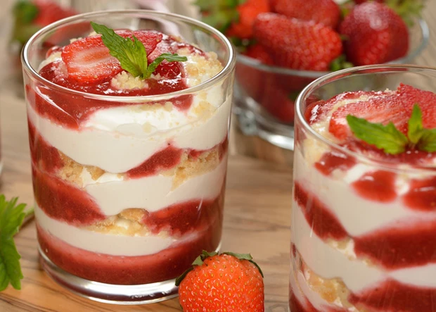Erdbeer-Tiramisu f&uuml;r Kinder